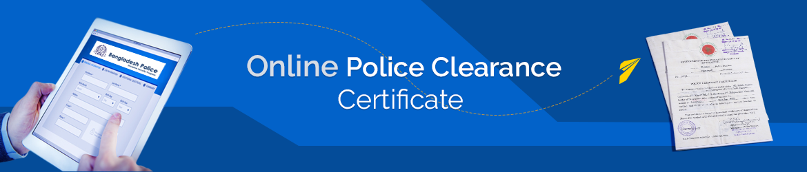 Online Police Clearence Certificate system banner